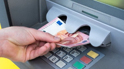 Cash aan bankautomaat